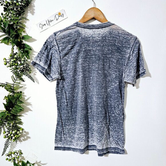 FEARLESS Graphic T-Shirt Short Sleeve Acid Wash Cotton Blend Size‎ S ~SS37.3 - Picture 4 of 4